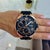 Black Alpina Avalanche Extreme 48mm Al650x5ae24/6 Rose Rubber Manual Wind Watch For Sale - Image 8 of 8