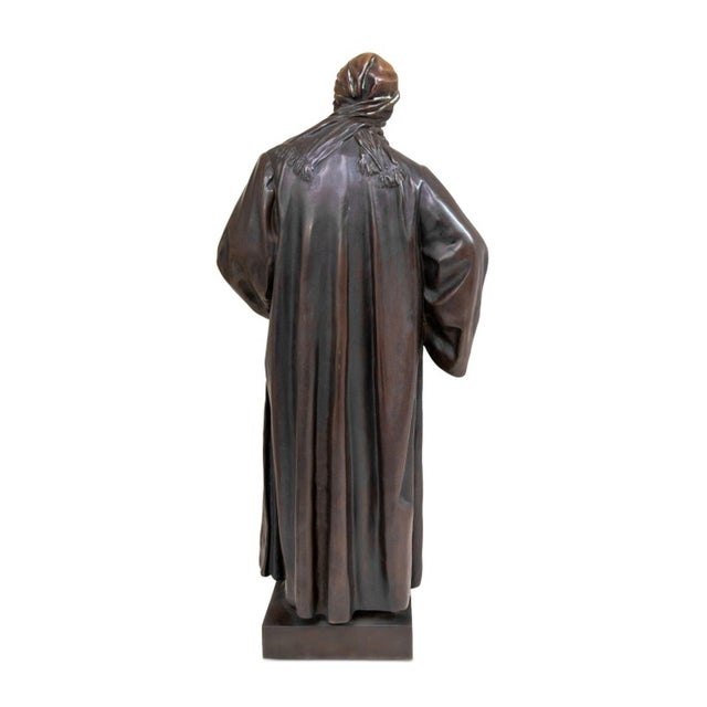 Oskar Gladenbeck "Nathan Der Weise" Bronze For Sale - Image 4 of 6