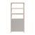 Nora 32 in W. x 72 in. H Wood 3- Tier Etagere Bookcase, Antique Taupe For Sale In Chicago - Image 6 of 8