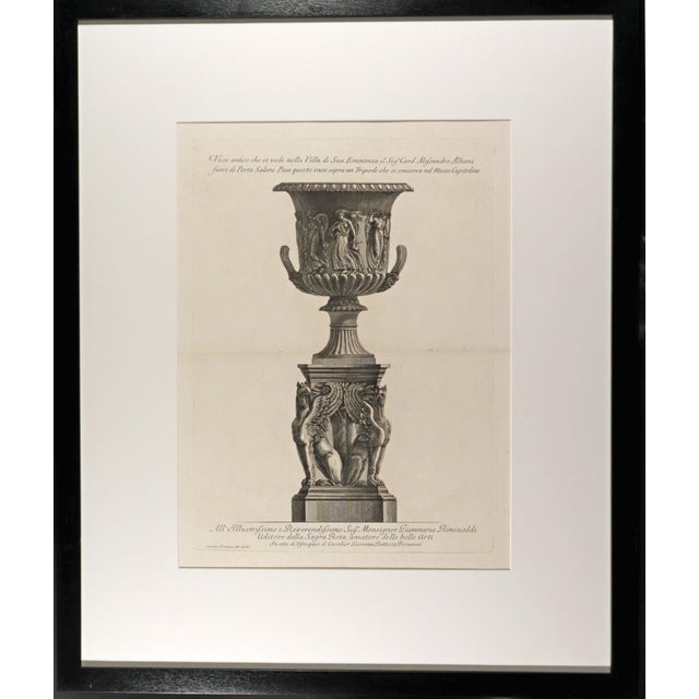Giovanni Battista Piranesi (Italian, 1720–1778), Engraving of an Urn For Sale - Image 10 of 10