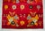 Authentic 1940s Turkish Rug 5x10 Vibrant Red Mid Century Modern Organic Wool Carpet For Sale - Image 11 of 14