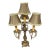 Vintage Chandelier Style 4 Light Table Lamp For Sale