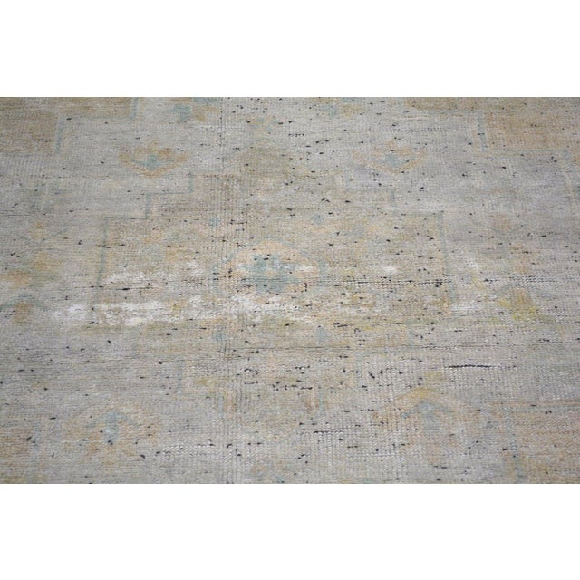 1950s Vintage Turkish Anatolian Hand Knotted Wool Rug, 3'1''x9'8'' For Sale - Image 5 of 5