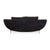 1600 Two-Seater Sofa in Black Fabric from Rolf Benz For Sale - Image 13 of 15