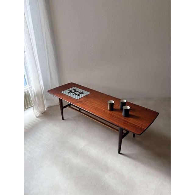 Vintage Model 9 Coffee Table by Louis Van Teeffelen for Wébé For Sale - Image 9 of 15