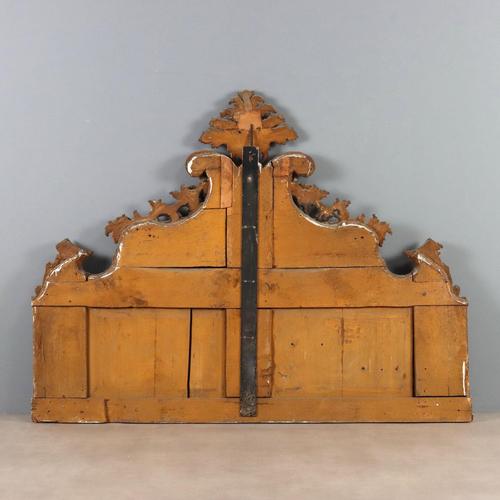 Carved and Gilded Wooden Fireplace For Sale - Image 10 of 11