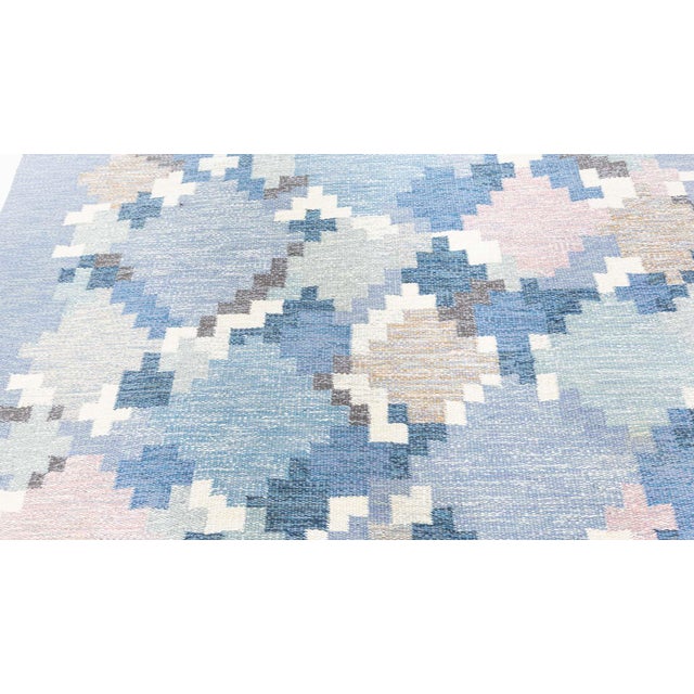 Mid 20th Century Doris Leslie Blau Vintage Swedish Rolakan Rug by Ingegerd Silow For Sale - Image 5 of 9