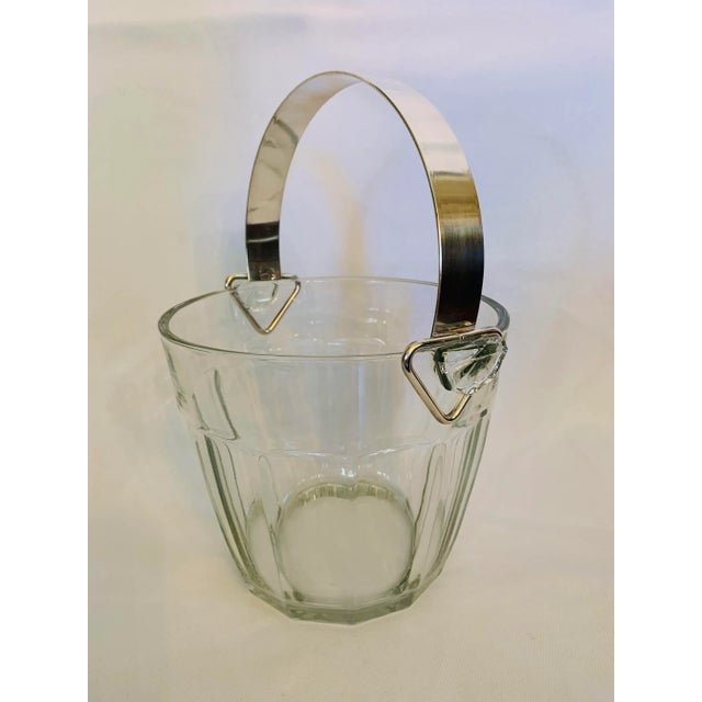 Vintage Water Pail-Shaped Ice Bucket With Silverplate Handle For Sale - Image 12 of 12