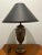 2000s Chapman Bronze Table Lamp W Black Shade For Sale In Savannah - Image 6 of 8