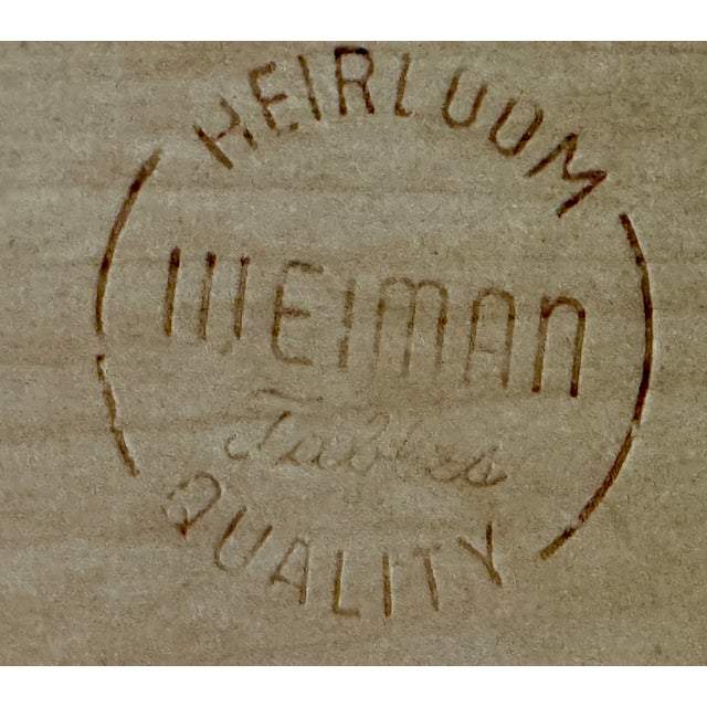 Heirloom by Weiman Burl Wood Octagonal Accent Cabinet With Brass Ring Pulls – Vintage North Carolina Craftsmanship For Sale - Image 12 of 12