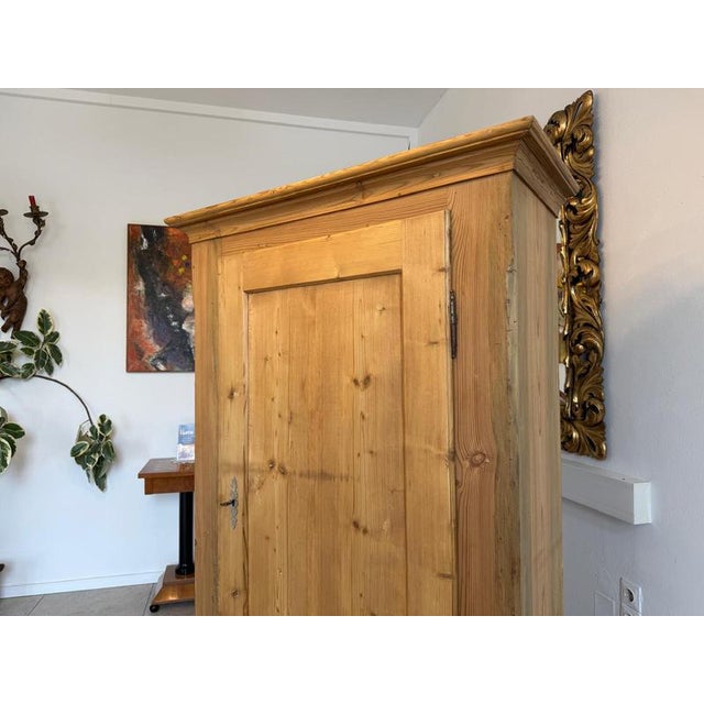 Biedermeier Farmhouse Cabinet in Wood For Sale - Image 6 of 15