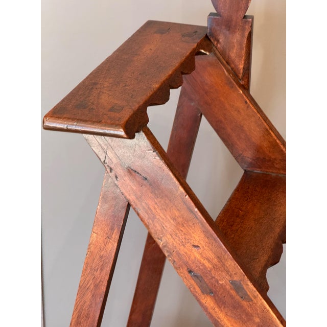Brown Late 18th Century French Mahogany Library Steps For Sale - Image 8 of 16