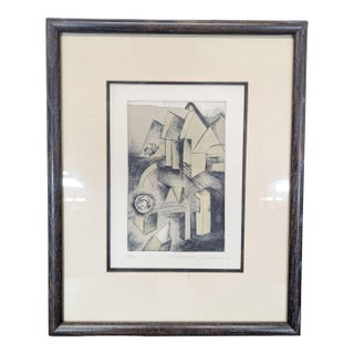 Limited Edition Mario Romero Abstract Framed Print – Numbered 15/20 For Sale