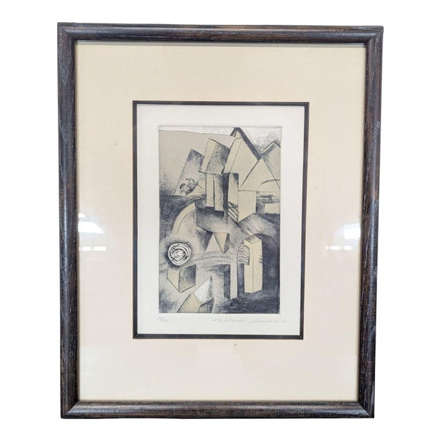 Limited Edition Mario Romero Abstract Framed Print – Numbered 15/20 For Sale