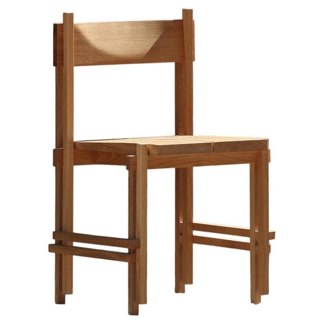 Soft Futurism Stack Chair in Oak Wood by Filippo Andrighetto For Sale - Image 17 of 17