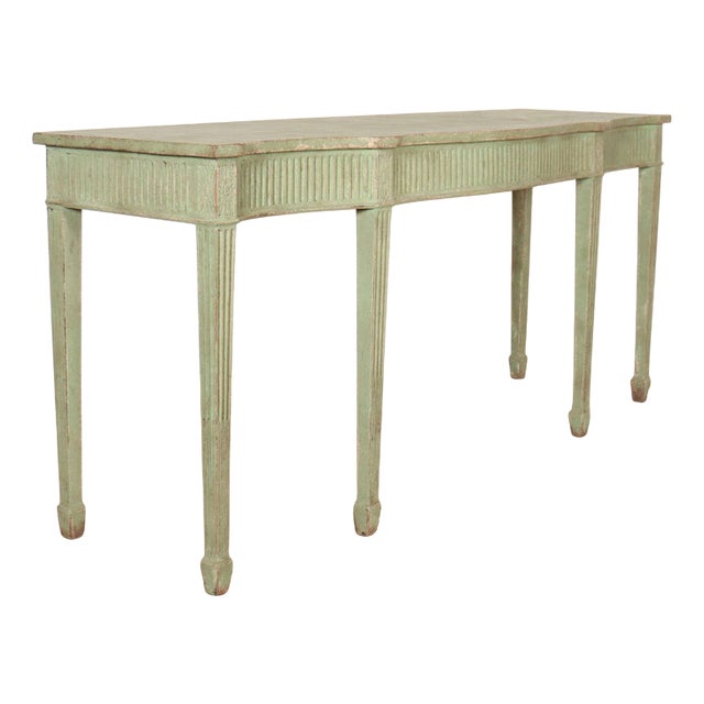 English Painted Console Table, 18th Century For Sale