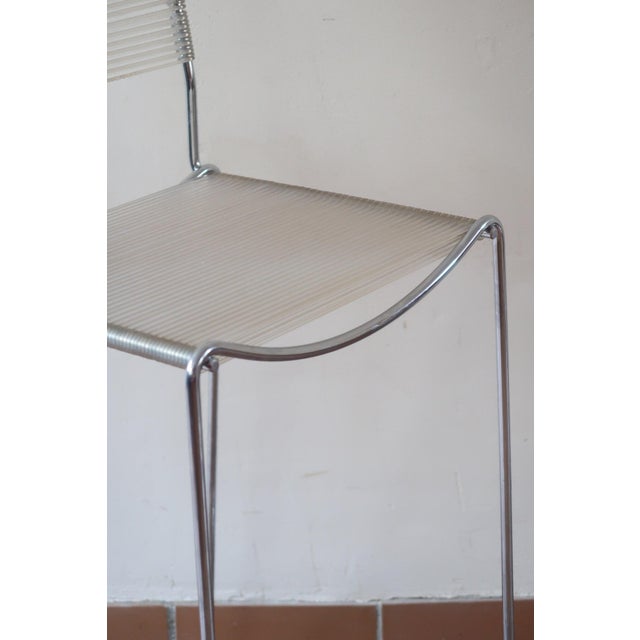 Metal Spaghetti Bar Stool attributed to Giandomenico Belotti for Alias, Italy, 1980s For Sale - Image 7 of 11