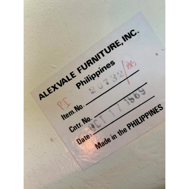 Alexvale Tessellated Stone Top Rattan Base Side Table For Sale In Los Angeles - Image 6 of 7