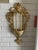 Gold Gilded Hollywood Regency Wall Hanging Wall Flower Sconces By Homco Interiors. Ourtdoor/ Indoor Decor. Wall Pockets....