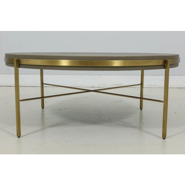 Age: Approx: 10 Years Old Details: Modern Design High Quality Construction Heavy Brass Base Quality Stitched Leather Top...