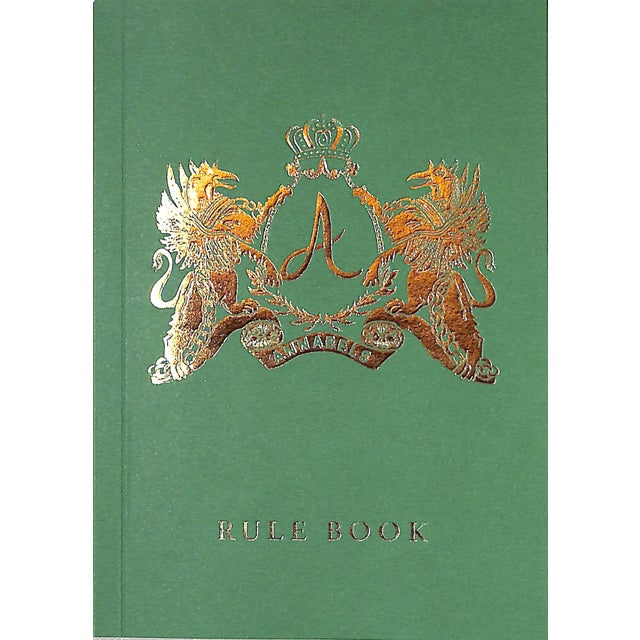 [33] pp. 2018 11 3/8" x 8 1/2" w/ 34 page rule book 5 3/4" x 4" No 46 Berkeley Square Annabel's is a private members club...