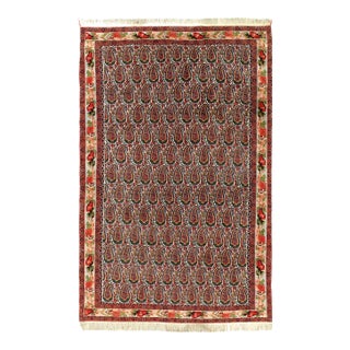 Pasargad DC Fine Hand Knotted Persian Vintage Bidjar Rug For Sale