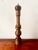 Brown Mid-Century Japanese Turned Wood Pepper Mill – Oversized Sculptural Grinder With Brass Detail (Over 16” Tall) For Sale - Image 8 of 9