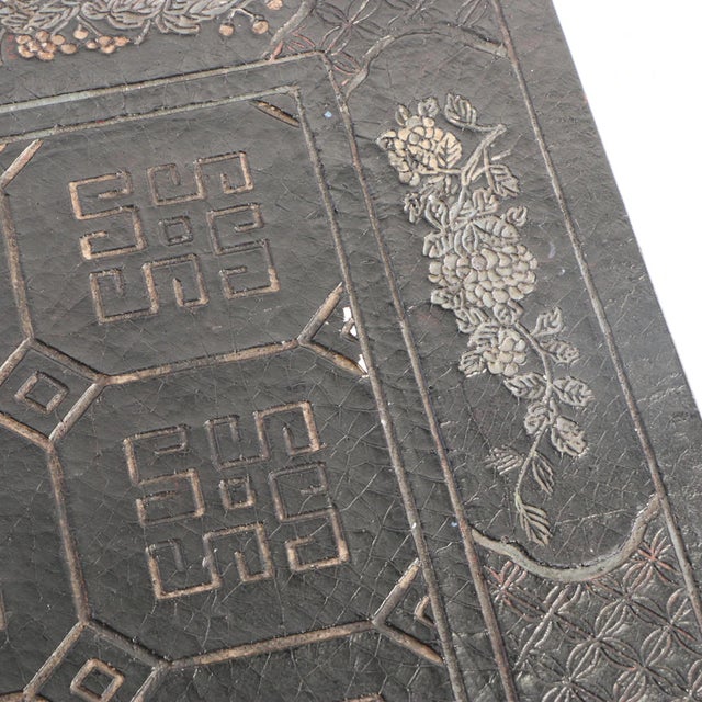 Mid Century Black Chinoiserie Square Coffee Table by Baker For Sale - Image 9 of 12