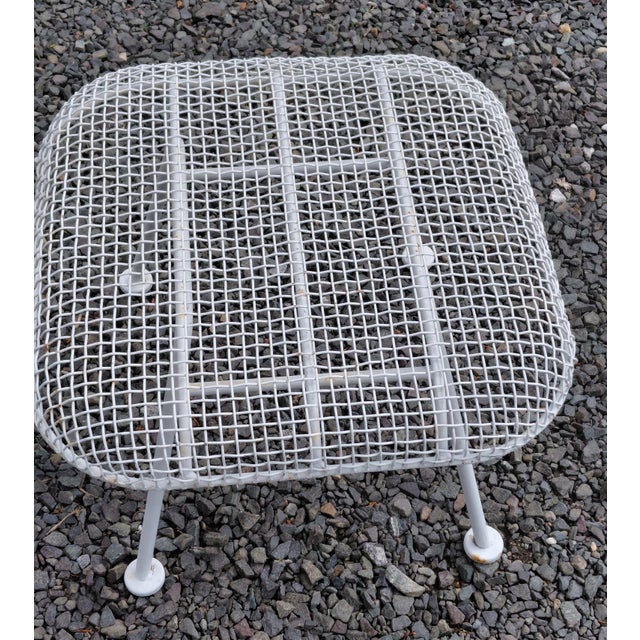 1950s Woodard Sculptura Patio Stool Unmarked For Sale In New York - Image 6 of 7