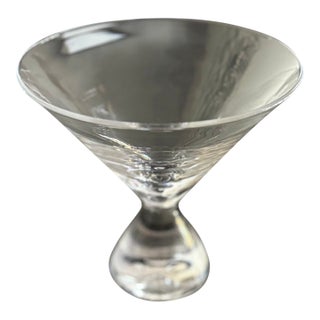 Simon Pearce Westport Martini Glasses - 7 pcs For Sale