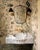 Carved Carrara Floating Sink For Sale - Image 4 of 5