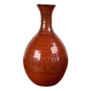 Vintage German Studio Pottery Vase by Pino Horst Pint for Satemin Keramik For Sale