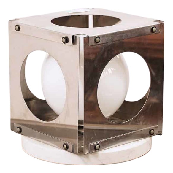 Table Lamp with Marble Base attributed to Reggiani For Sale