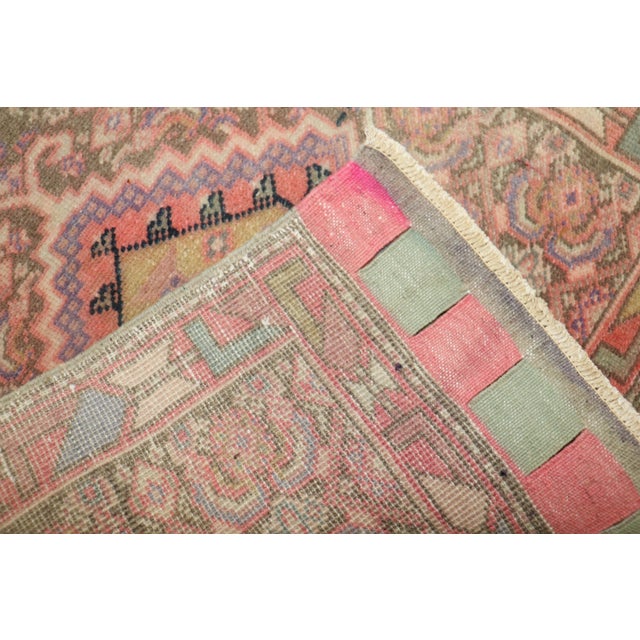 Hollywood Regency Pair of Pink Vintage Mini 20th Century Rugs For Sale - Image 3 of 8