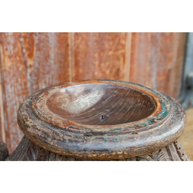 19th Century Jamil Indian Architectural Candle Holder For Sale - Image 5 of 7