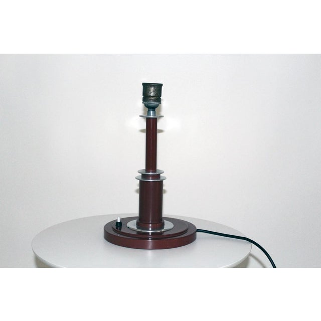Beige Art Deco Bauhaus Table Lamp, 1930s For Sale - Image 8 of 18