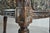 Wood Vintage French Louis XVI Style Carved Walnut Fireside Arm Chair Fauteuil For Sale - Image 7 of 11