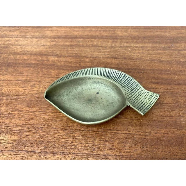 Gold Mid-Century Bronze Ashtray, 1950s For Sale - Image 8 of 12