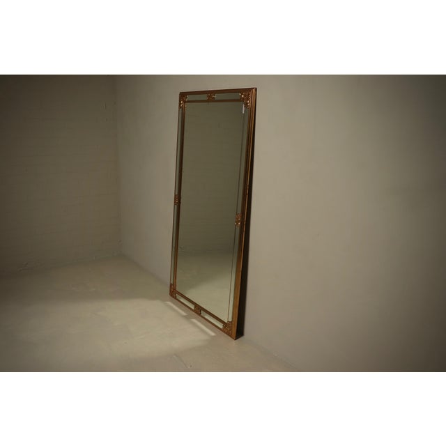 Large Revival Mirror in Gilded Resin from Deknudt, 1980s For Sale - Image 4 of 13