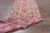1970s Turkish Hand-Knotted Wool Cotton Pink Runner For Sale - Image 4 of 10