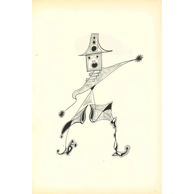 Composition Of Diodora is an original lithography realized by Bruno Capacci in 1950. The artwork is part of an edition in...