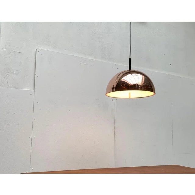 Mid-Century German Dome Copper Pendant Lamp from Staff Leuchten, 1960s For Sale - Image 10 of 18