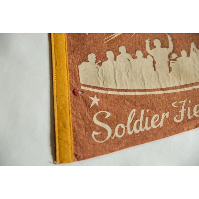 1940s Vintage Musical Festival Chicago Felt Flag Pennant For Sale - Image 5 of 6