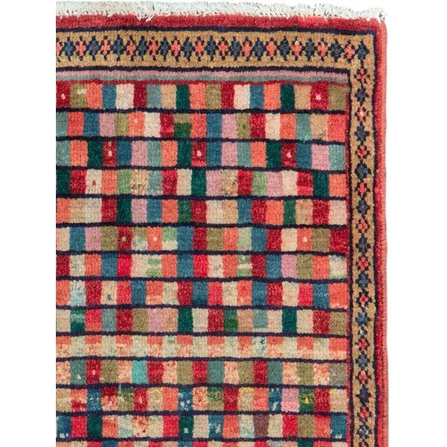 A vintage Persian mahal rug from the mid-20th century. The sultanabad/arak rug weaving area produces several grades of...
