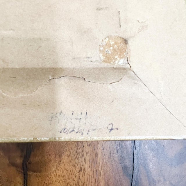 Early 20th Century Vintage Silver-Plated French Art Etching: La Rencontré Dangereuse For Sale - Image 5 of 12