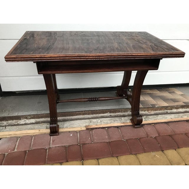 Oak Coffee Table with Small Shelf, 1950s For Sale - Image 15 of 18