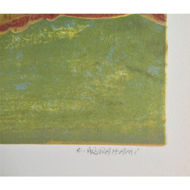 Modern Elie (Eliahu) Abrahami, Conversation, Circa 1970 For Sale - Image 3 of 5