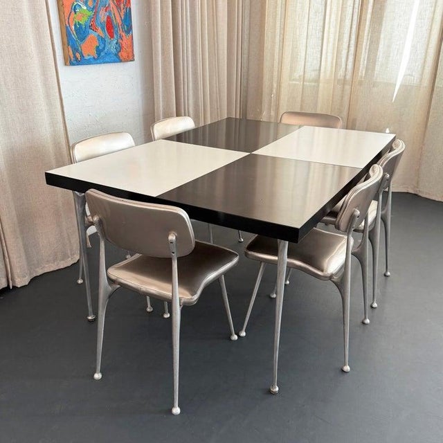 Mid-Century Modern "Gazelle" Aluminum Dining Chairs by Shelby Williams For Sale - Image 10 of 13
