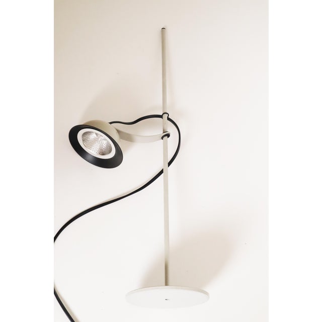 Black Minimalist Black and White Desk Lamp by Schweitzer, 1980s For Sale - Image 8 of 13