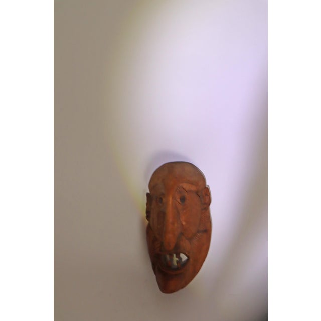 South Tyrolean Wooden Mask Grimace, 1960s For Sale - Image 15 of 18